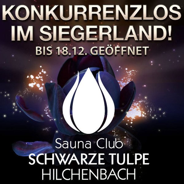 Schwarze TULPE - 1. Sauna Club im Siegerland